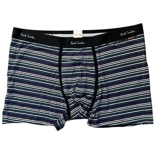 Paul Smith Mens XXL Boxer Briefs Organic Cotton Blue‎ Striped Long Trunk 2XL NWT